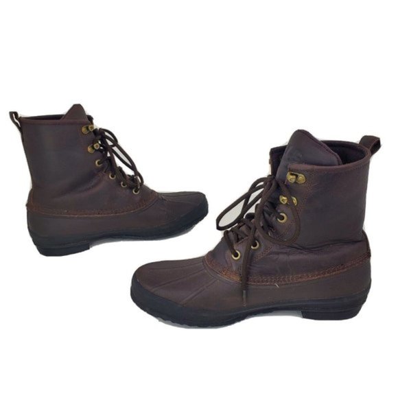 Ugg Mens Yucca 1015382 Brown Waterproof Winter Leather Duck Boots Size 10 main image 6